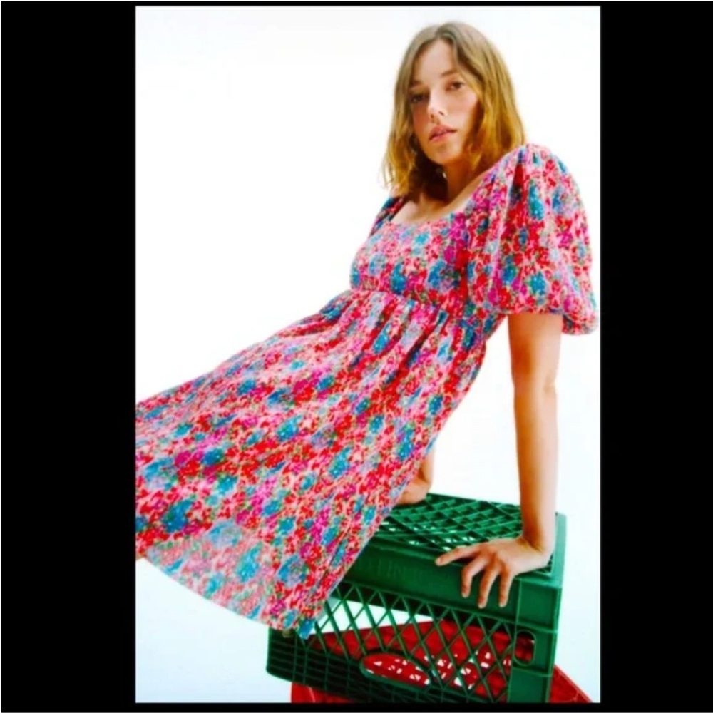 Zara Floral Dress NWT